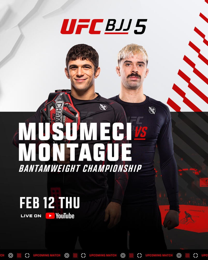 UFC BJJ 5: Musumeci x Montague em duelo épico em 2026