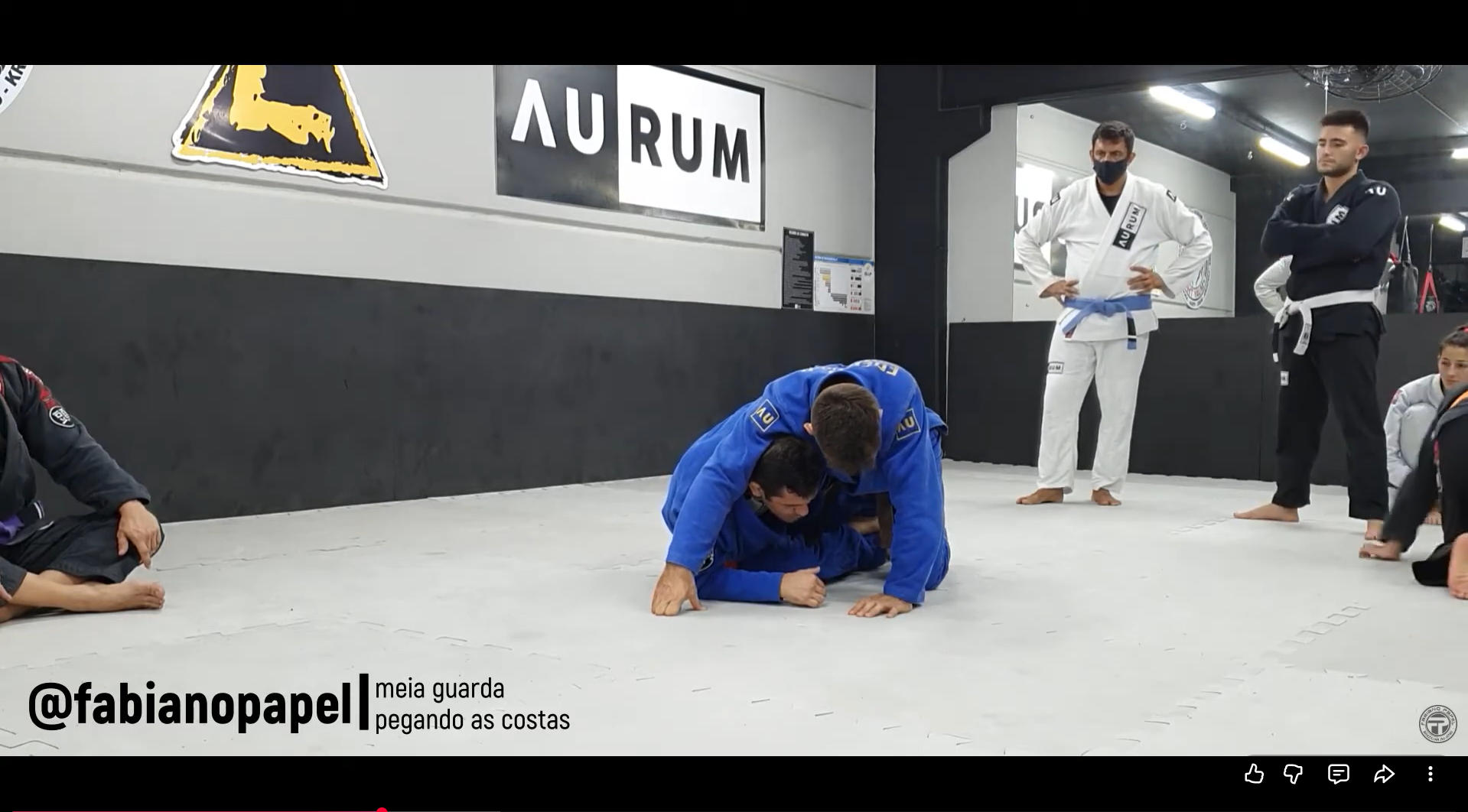 Fabiano Papel Ensina Como Pegar as Costas da Meia Guarda